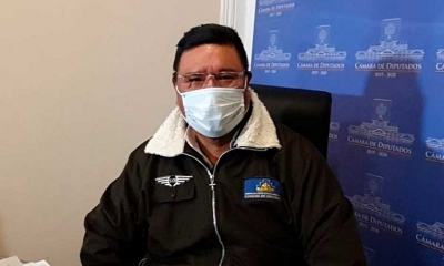 El presidente de la Cámara de Diputados, Sergio Choque