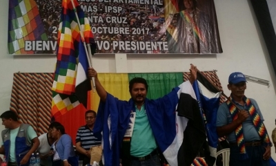 Juan Guzmán presidente electo/Foto.Kandire.bo