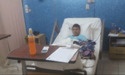 Esta sería la foto del estudiante que se estaría recuperando en un centro de salud. Foto: La Estrella del Oriente