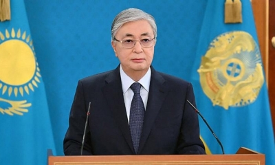 El presidente de Kazajistán, Kasim-Yomart Tokáyev. | AFP