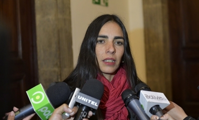 La presidenta de la Cámara de Diputados, Gabriela Montaño.