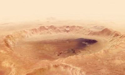 El cráter Neukum, en el hemisferio sur de Marte. Foto: ESA