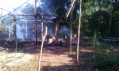 Así quedaron algunas casas de los Tacanas/Fotos.Etaca tv