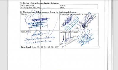 Fiscalía anunció que convocará a declarar a las personas que fueron mencionadas por Jeanine Áñez.