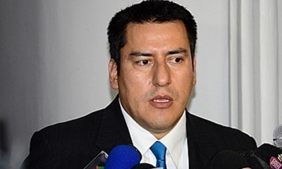 El ministro de Defensa, Javier Zavaleta