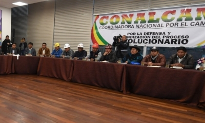A primera se reunieron con el presidente Morales/Foto. ABI 