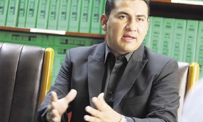 El diputado por Creemos, Omar Rueda