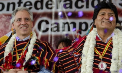 Evo Morales y Álvaro García Linera/Foto. RRSS