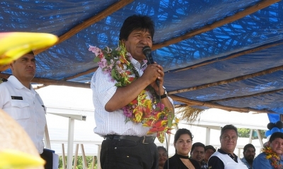 Presidente Evo Morales. 