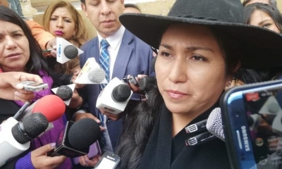 Vocera del MAS, Marianela Paco.