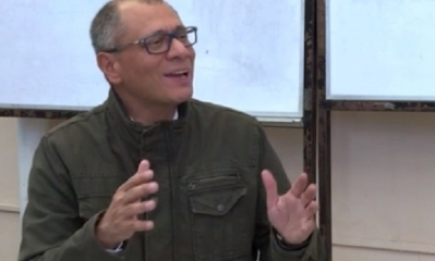 Jorge Glas/Foto. Captura de pantalla