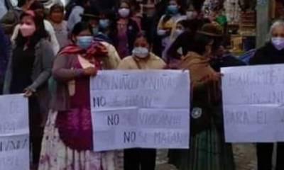 Los familiares exigen justicia/Foto. Captura de pantalla