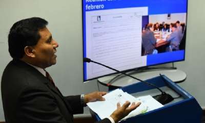 Mario Cazón, presidente Ejecutivo del SIN/Foto. DL