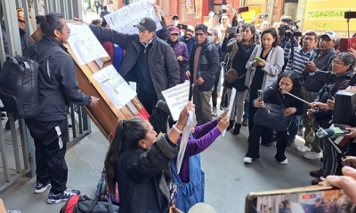 Ingreso a la Asamblea Legislativa Plurinacional.