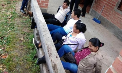 Autoridades de la localidad de Tumupasa.