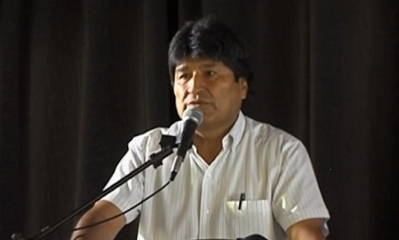 Presidente Evo Morales. Foto: BTV (Facebook)