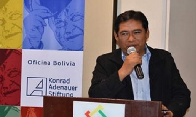 Ernesto Soliz,  presidente del Tribunal Electoral Departamental de Chuquisaca/Foto. RRSS,