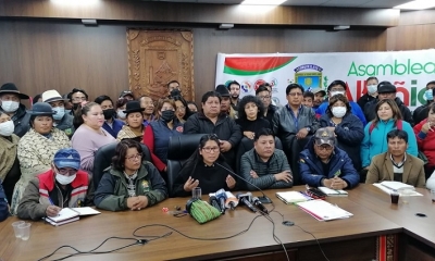 Foto/ Archivo: Integrantes de la Asamblea de la Alteñidad.