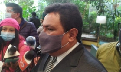 El candidato de Pan-Bol anunció su apoyo a Iván Arias y al 