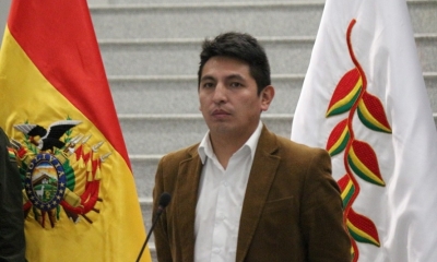 Viceministro de Coordinacion Gubernamental, Israel Alanoca