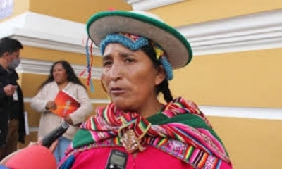 La ex diputada del MAS Lidia Patty 