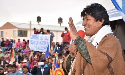 El presidente Evo Morales