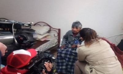 Las personas de la tercera edad se encontraban en condiciones infrahumanas. Foto: Gobernación de La Paz