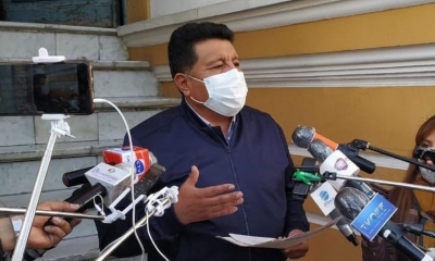 El Jefe de Bancada del Movimiento Al Socialismo (MAS-IPSP) en el Senado, Efraín Chambi Copa