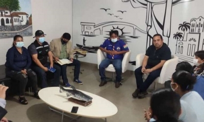 Los diputados se reunieron con autoridades de corumba.