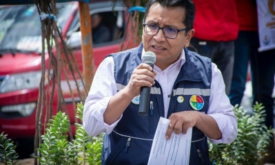 El defensor Pedro Callizaya.