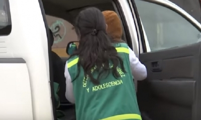 La Defensoría rescato a las niñas/Foto. Captura de pantalla 