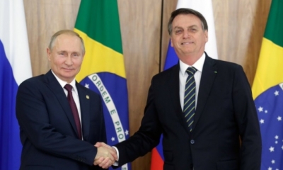 Vladimir Putín y Jair Bolsonaro/Foto. RRSS