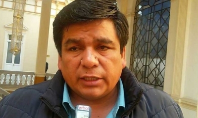 El exsenador del MAS Omar Aguilar.