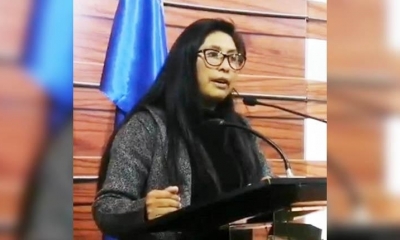 La presidenta del Senado, Eva Copa. | Foto archivo | Erbol