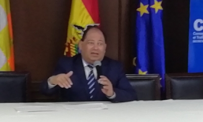 Carlos Romero, ministro de Gobierno/Foto. ABI 