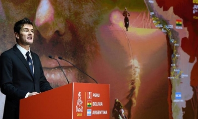 Marc Coma durante una conferencia de prensa.