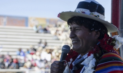 El presidente Evo Morales