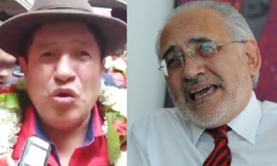 Rafael Quispe y Carlos Mesa/Foto. Kandire 