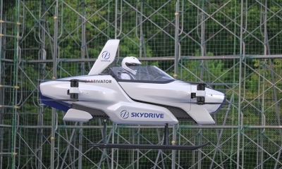 La compañía japonesa SkyDrive Inc. informó este viernes que llevó a cabo una prueba exitosa