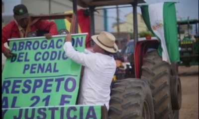 Los protagonistas de esta manifestación piden respeto a la democracia y a los resultados del referendo del 21 de febrero