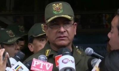 Yuri Calderón, ex comandante de la Policía/Foto. RRSS