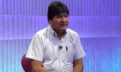 El expresidente de Bolivia, Evo Morales