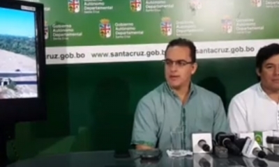 Roly Aguilera, secretario de Gobierno de la Gobernación cruceña/Foto. Captura de pantalla