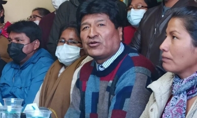 Evo Morales, durante una conferencia de prensa anterior. / Foto: Archivo