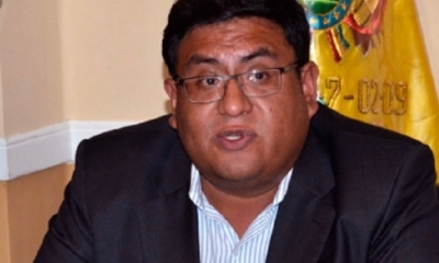 Carlos Ortuño, ministro de Medio  Ambiente y Agua/Foto. RRSS