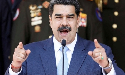  presidente de Venezuela, Nicolás Maduro, en Caracas