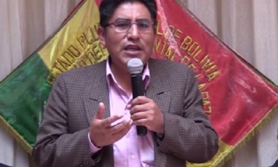Félix Patzi/Foto. RRSS