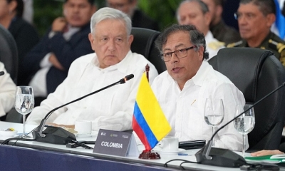 El presidente de la República de Colombia, Gustavo Petro