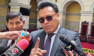 El vocal de la Sala Constitucional Primera de La Paz, Israel Campero