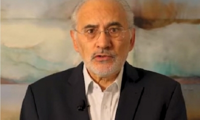Carlos Mesa le habla al país. Foto: Captura Video